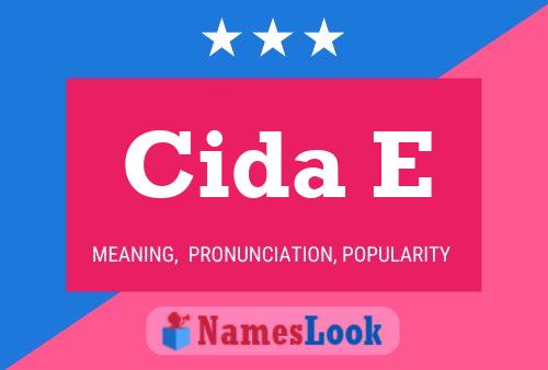 Cida E Name Poster