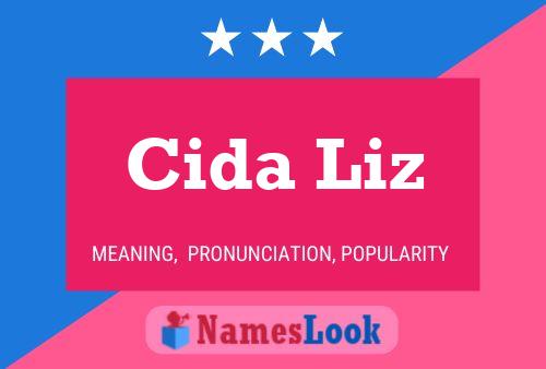 Cida Liz Name Poster