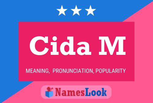 Cida M Name Poster