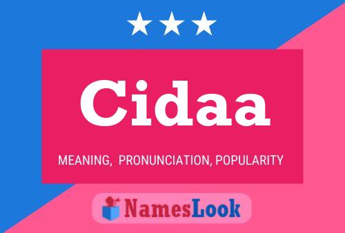 Cidaa Name Poster