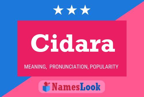 Cidara Name Poster