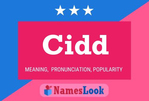 Cidd Name Poster