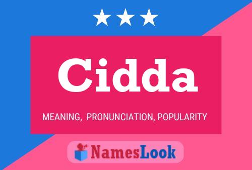 Cidda Name Poster