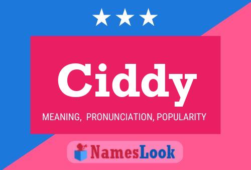 Ciddy Name Poster