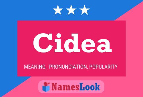 Cidea Name Poster