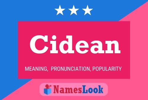 Cidean Name Poster