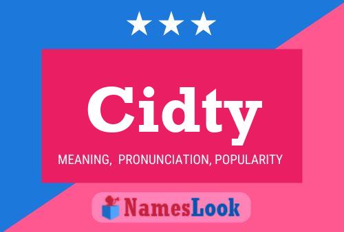 Cidty Name Poster