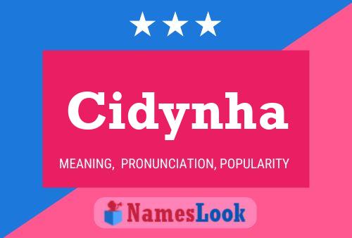 Cidynha Name Poster