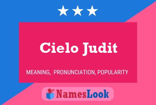 Cielo Judit Name Poster