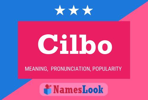 Cilbo Name Poster