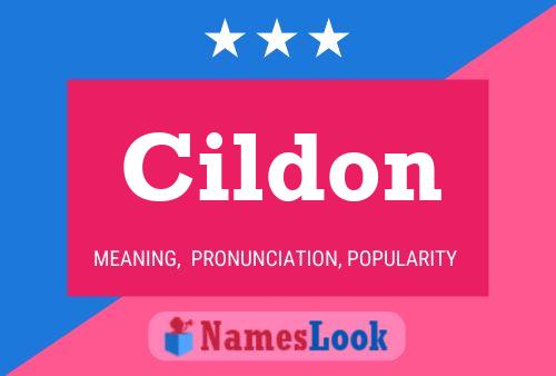 Cildon Name Poster