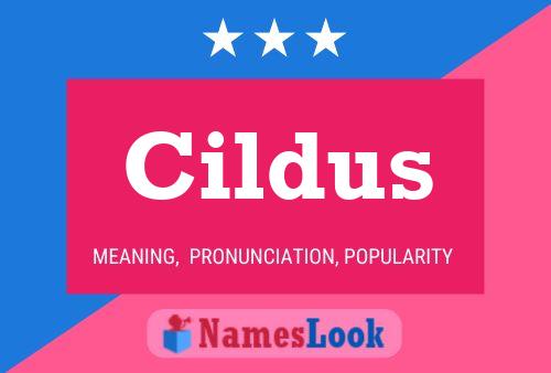 Cildus Name Poster