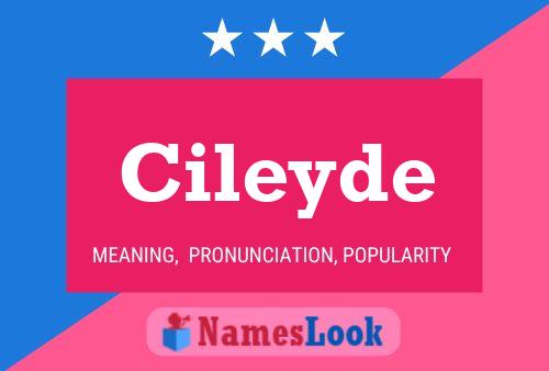 Cileyde Name Poster