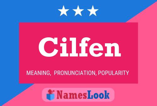 Cilfen Name Poster