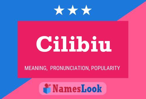 Cilibiu Name Poster