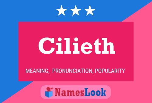 Cilieth Name Poster