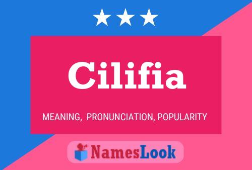 Cilifia Name Poster