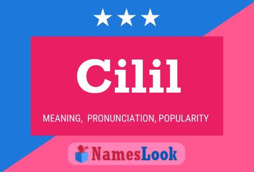 Cilil Name Poster