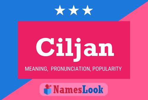 Ciljan Name Poster