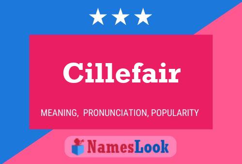 Cillefair Name Poster