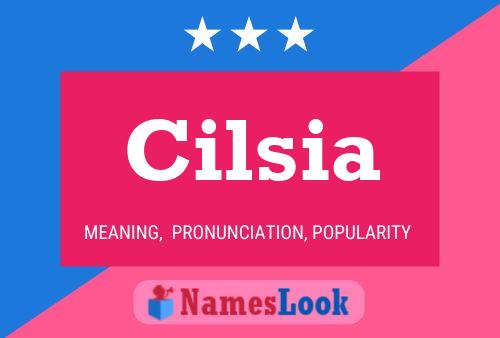 Cilsia Name Poster