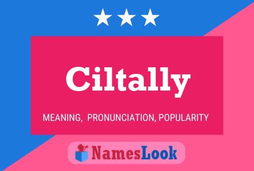 Ciltally Name Poster