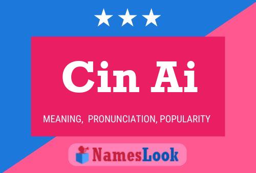 Cin Ai Name Poster