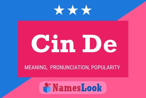 Cin De Name Poster