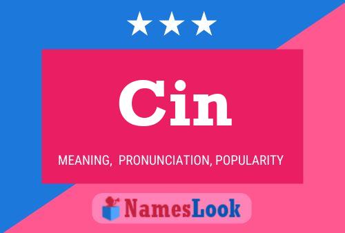 Cin Name Poster