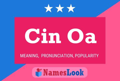 Cin Oa Name Poster