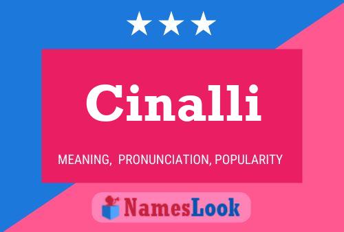 Cinalli Name Poster