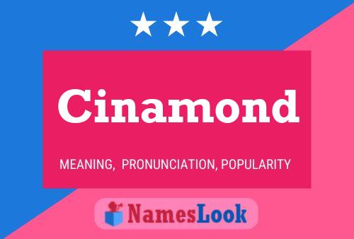 Cinamond Name Poster