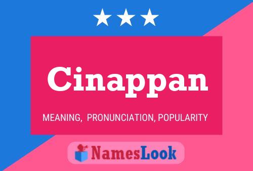 Cinappan Name Poster