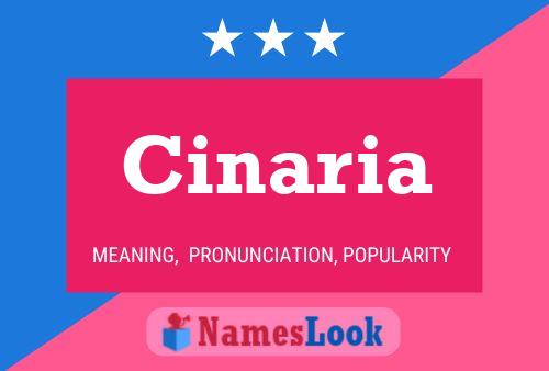 Cinaria Name Poster