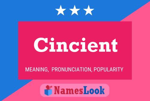 Cincient Name Poster