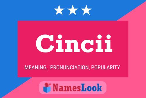 Cincii Name Poster