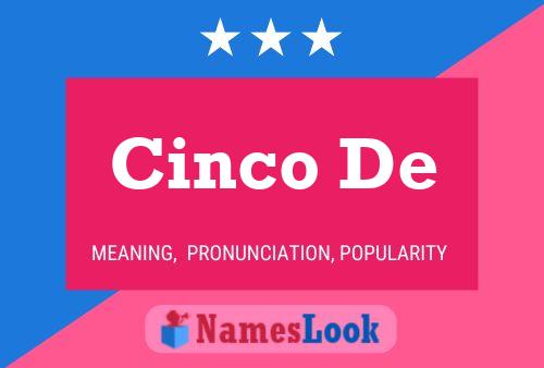 Cinco De Name Poster