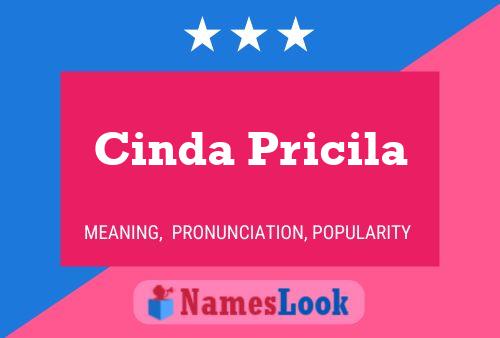 Cinda Pricila Name Poster