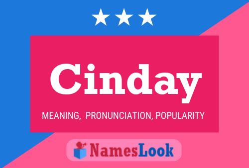 Cinday Name Poster