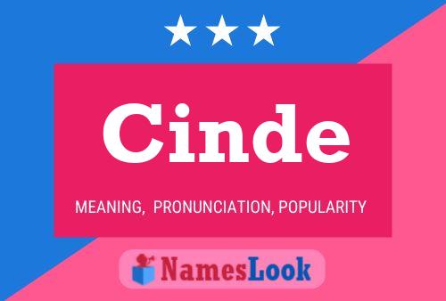 Cinde Name Poster