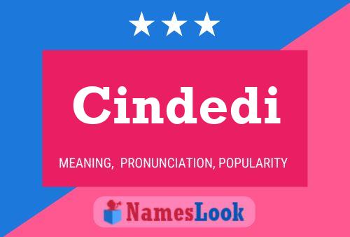 Cindedi Name Poster