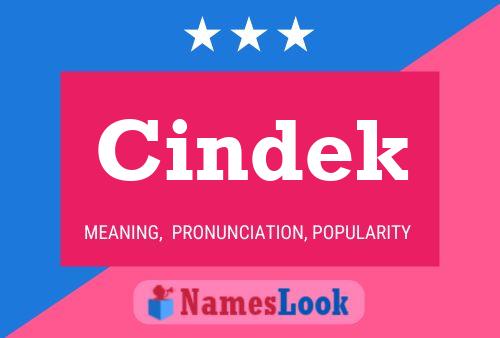 Cindek Name Poster