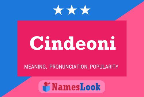 Cindeoni Name Poster