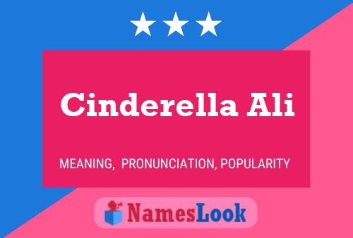 Cinderella Ali Name Poster