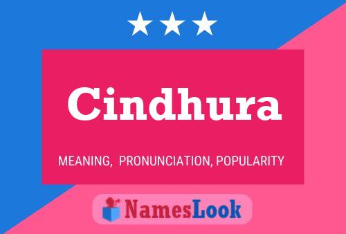 Cindhura Name Poster