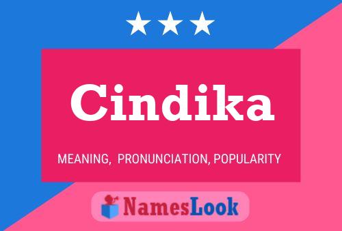 Cindika Name Poster