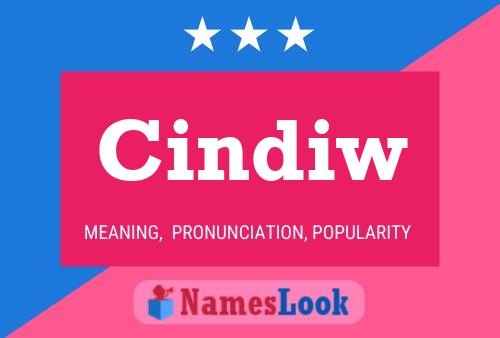 Cindiw Name Poster