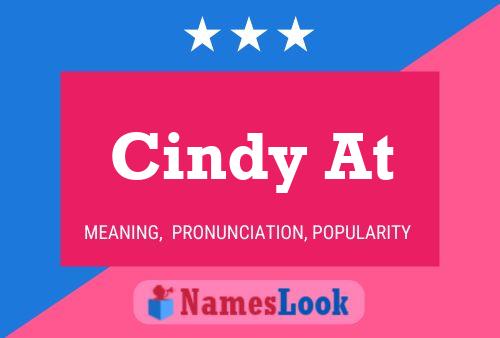 Cindy At Name Poster