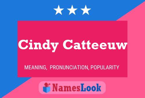 Cindy Catteeuw Name Poster