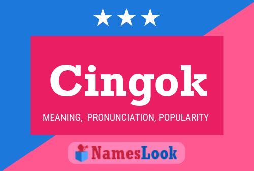 Cingok Name Poster